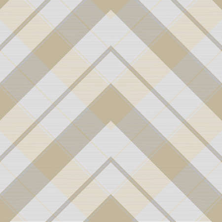 Brown Chevron Plaid Tartan textured pattern design suitable for fashion textiles and graphicsのイラスト素材
