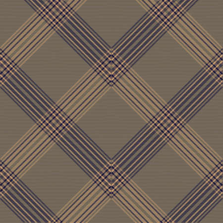 Brown Chevron Plaid Tartan textured pattern design suitable for fashion textiles and graphicsのイラスト素材