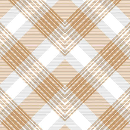 Brown Chevron Plaid Tartan textured pattern design suitable for fashion textiles and graphicsのイラスト素材