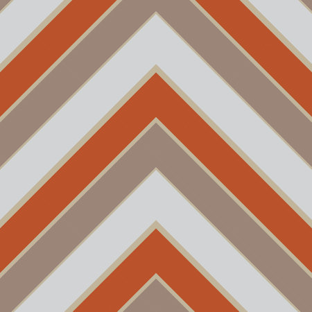 Brown Taupe Chevron diagonal striped seamless pattern background suitable for fashion textiles,...