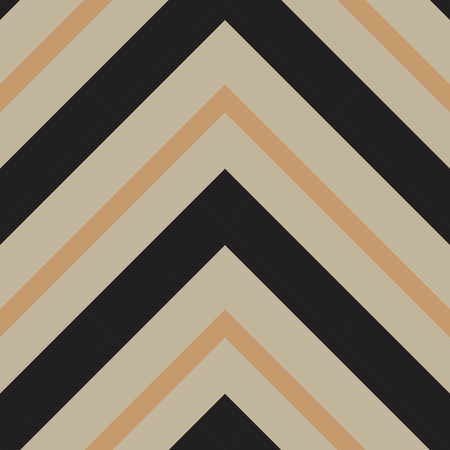 Brown Taupe Chevron diagonal striped seamless pattern background suitable for fashion textiles,...