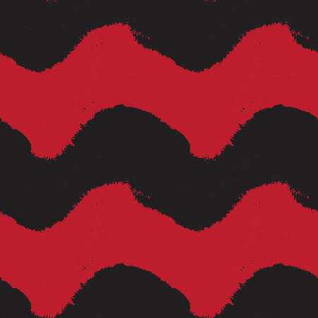 Red Brush stroke fur pattern design for fashion prints, homeware, graphics, backgroundsのイラスト素材