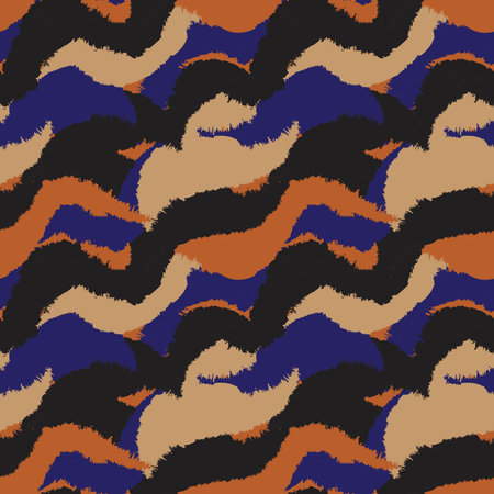 Brown Brush stroke fur pattern design for fashion prints, homeware, graphics, backgrounds