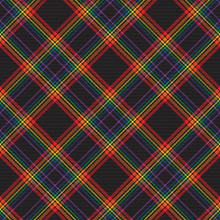 Rainbow Chevron Plaid Tartan textured Seamless pattern design suitable for fashion textiles and...