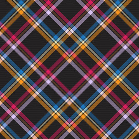 Colourful Chevron Plaid Tartan textured Seamless pattern design suitable for fashion textiles and graphicsのイラスト素材