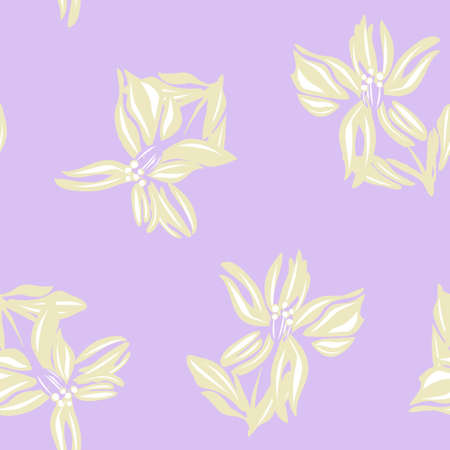 Pastel Floral seamless pattern background for fashion textiles, graphics, backgrounds and craftsのイラスト素材