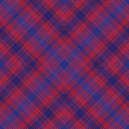 Red Navy Argyle Plaid Tartan textured Seamless pattern design for fashion textiles and graphicsのイラスト素材