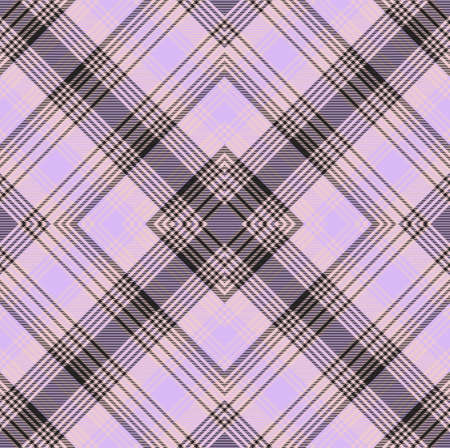 Pink Argyle Plaid Tartan textured pattern design for fashion textiles and graphicsのイラスト素材