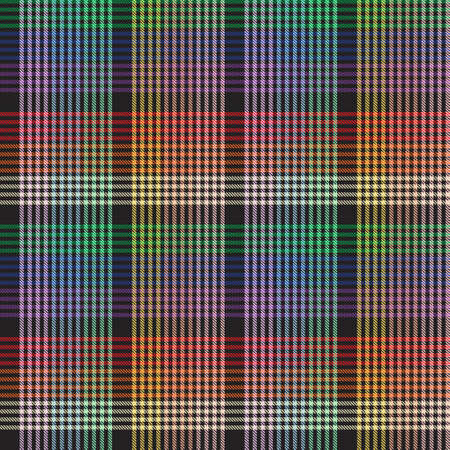 Rainbow Pastel Plaid seamless pattern for fashion textiles and graphicsのイラスト素材
