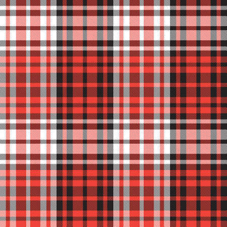 Orange Asymmetric Plaid textured seamless pattern suitable for fashion textiles and graphicsのイラスト素材