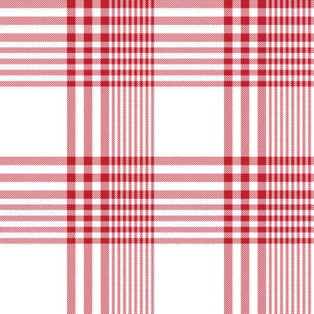 Red Asymmetric Plaid textured seamless pattern suitable for fashion textiles and graphicsのイラスト素材