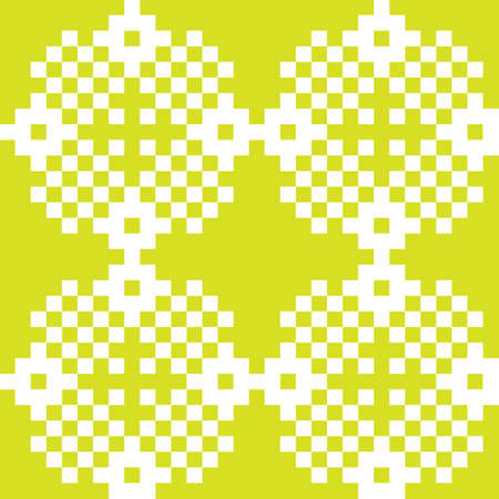 Yellow Christmas fair isle pattern background for fashion textiles, knitwear and graphicsのイラスト素材