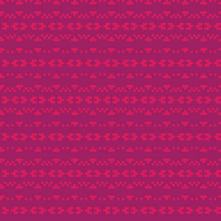 Purple Christmas fair isle pattern background for fashion textiles, knitwear and graphicsのイラスト素材