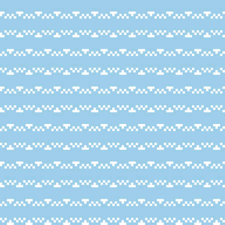 Pastel Christmas fair isle pattern background for fashion textiles, knitwear and graphicsのイラスト素材