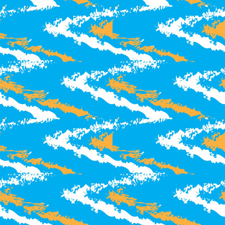 Blue Brush stroke fur pattern design for fashion prints, homeware, graphics, backgrounds