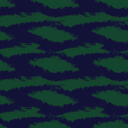 Green Brush stroke fur pattern design for fashion prints, homeware, graphics, backgroundsのイラスト素材