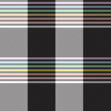 Rainbow Pastel Plaid seamless pattern for fashion textiles and graphicsのイラスト素材