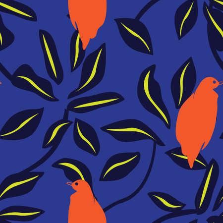 Floral seamless pattern background for fashion textiles, graphics, backgrounds and craftsのイラスト素材
