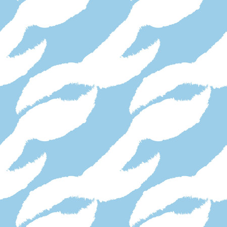 Brush stroke fur pattern design for fashion prints, homeware, graphics, backgrounds