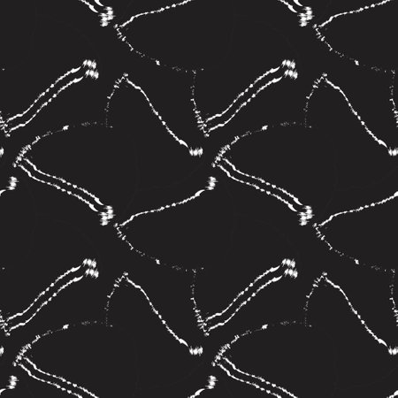 Brush stroke fur pattern design for fashion prints, homeware, graphics, backgroundsのイラスト素材