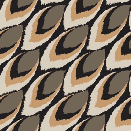 Brush stroke fur pattern design for fashion prints, homeware, graphics, backgrounds
