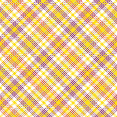 Rainbow Pastel Diagonal Plaid Tartan textured Seamless pattern design suitable for fashion textiles and graphicsのイラスト素材