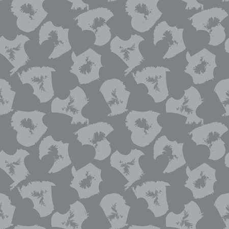 Heart shaped brush stroke seamless pattern background for fashion textiles, graphicsのイラスト素材