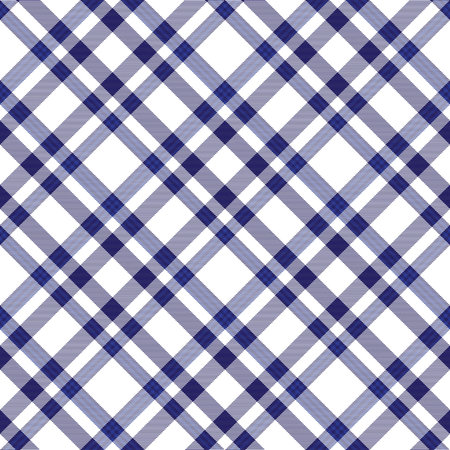 Blue Diagonal Plaid Tartan textured Seamless pattern design suitable for fashion textiles and...