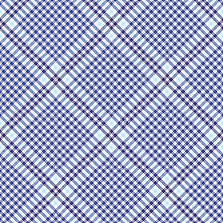 Blue Diagonal Plaid Tartan textured Seamless pattern design suitable for fashion textiles and...