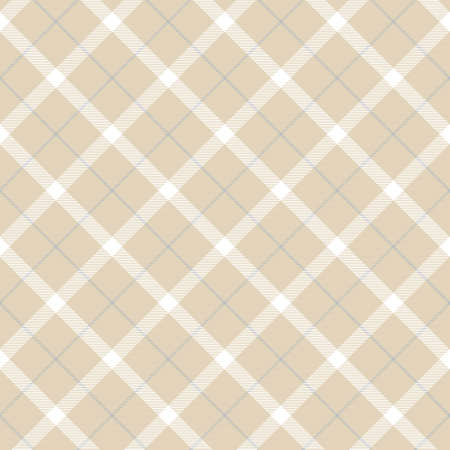 Brown Diagonal Plaid Tartan textured Seamless pattern design suitable for fashion textiles and graphicsのイラスト素材