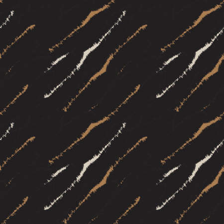 Brush stroke fur pattern design for fashion prints, homeware, graphics, backgroundsのイラスト素材