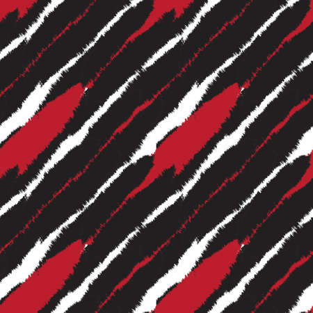 Brush stroke fur pattern design for fashion prints, homeware, graphics, backgroundsのイラスト素材