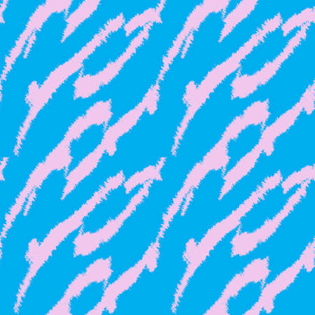 Brush stroke fur pattern design for fashion prints, homeware, graphics, backgroundsのイラスト素材