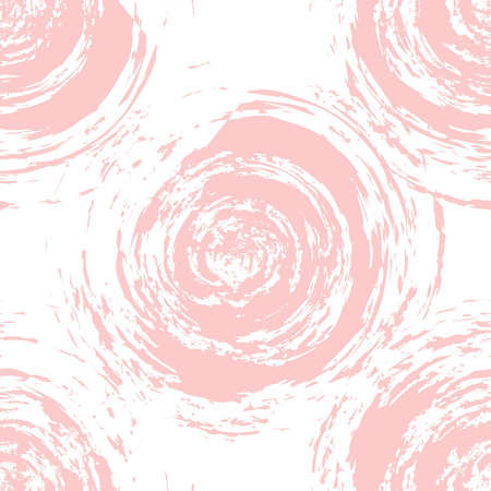 Brush strokes Circle pattern design suitable for fashion prints, graphics, backgroundsの写真素材