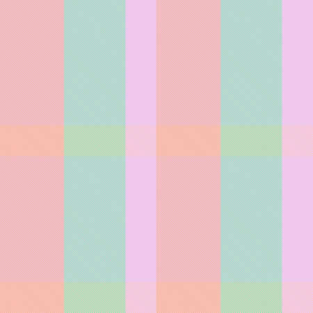 Rainbow Pastel Plaid seamless pattern for fashion textiles and graphicsのイラスト素材