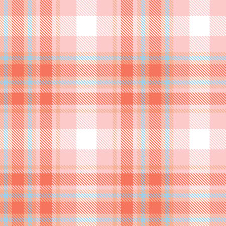 Rainbow Pastel Plaid seamless pattern for fashion textiles and graphicsのイラスト素材