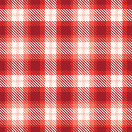 Red Ombre Plaid textured seamless pattern suitable for fashion textiles and graphicsのイラスト素材