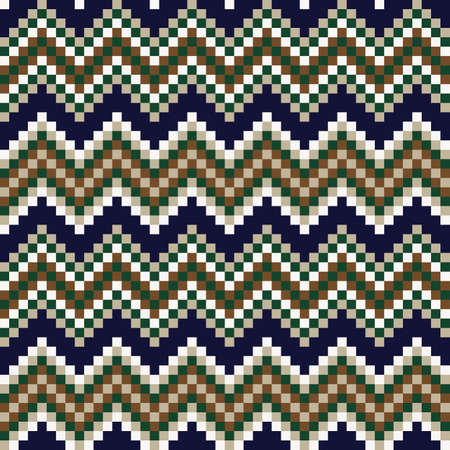 Chevron seamless pattern background for fashion textile, knitwear, graphicsのイラスト素材
