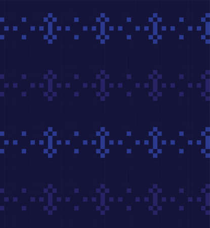 Christmas fair isle pattern background for fashion textiles, knitwear and graphicsのイラスト素材
