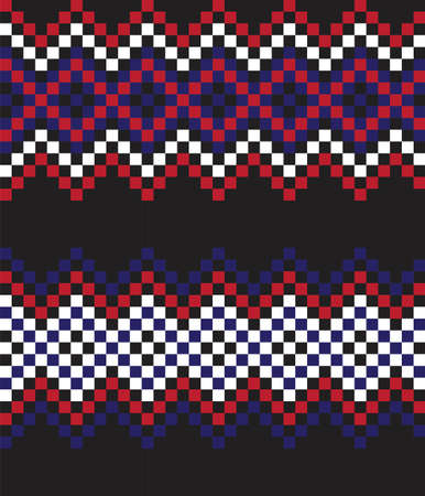 Chevron seamless pattern background for fashion textile, knitwear, graphicsのイラスト素材