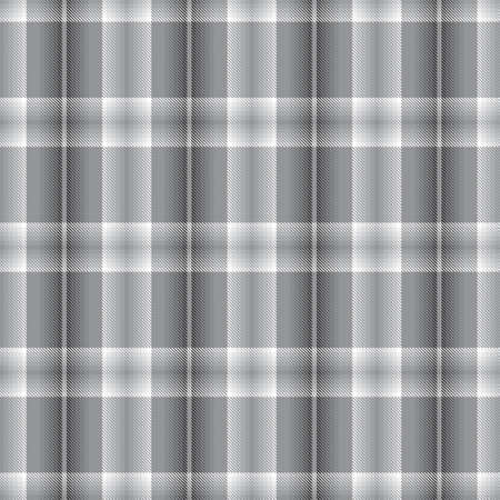 Black and White Ombre Plaid textured seamless pattern suitable for fashion textiles and graphicsのイラスト素材