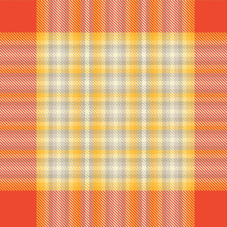 Orange Ombre Plaid textured seamless pattern suitable for fashion textiles and graphics