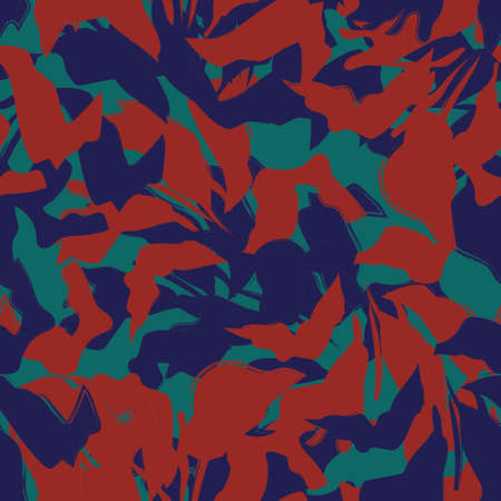 Floral brush strokes seamless pattern background for fashion prints, graphics, backgrounds and craftsのイラスト素材