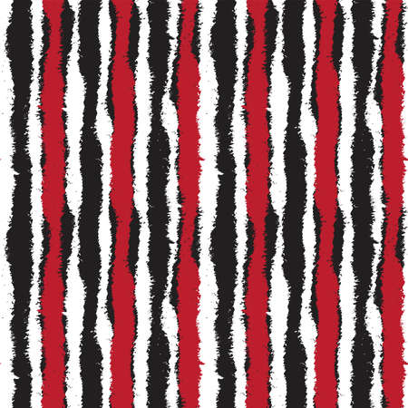 Striped Brush strokes pattern design suitable for fashion textiles, graphics, backgroundsのイラスト素材