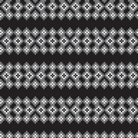 Argyle fair isle seamless pattern design for knitwear, fashion textile, graphicsのイラスト素材