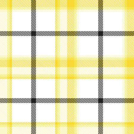 Yellow Ombre Plaid textured seamless pattern suitable for fashion textiles and graphicsのイラスト素材
