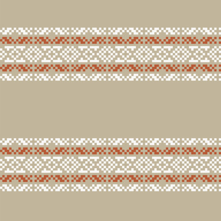 Christmas fair isle pattern design for fashion textiles, knitwear and graphics