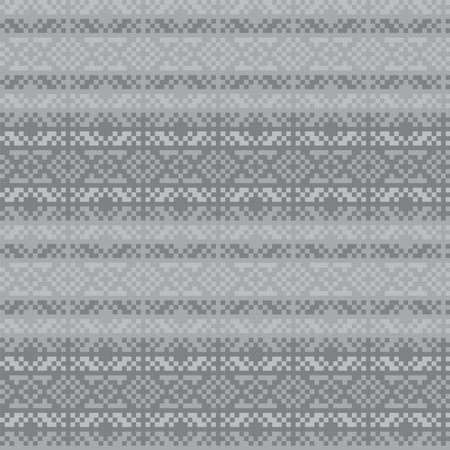 Christmas fair isle pattern design for fashion textiles, knitwear and graphicsのイラスト素材