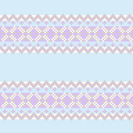 Christmas fair isle pattern design for fashion textiles, knitwear and graphics