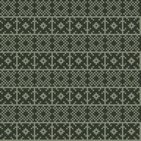 Christmas fair isle pattern design for fashion textiles, knitwear and graphics